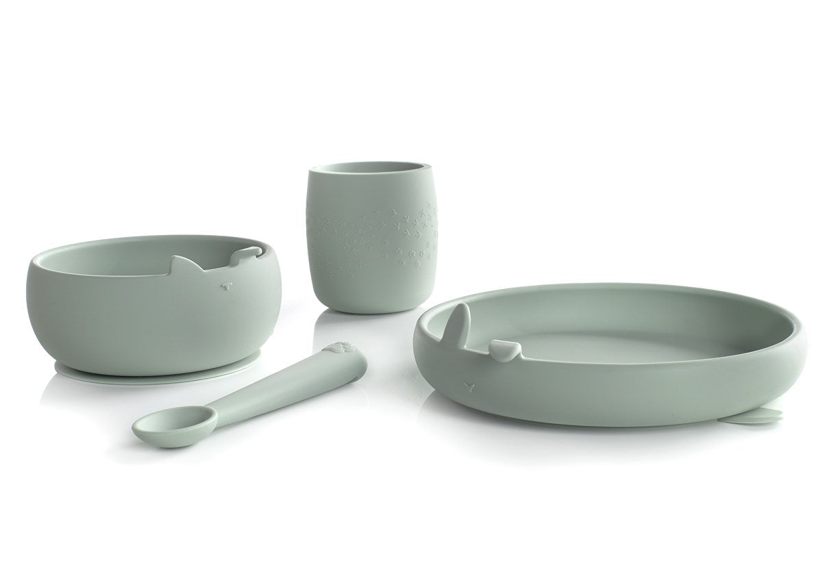 Jane Complete 4 - Piece Silicone Dinner Set for Babies - Baby&More