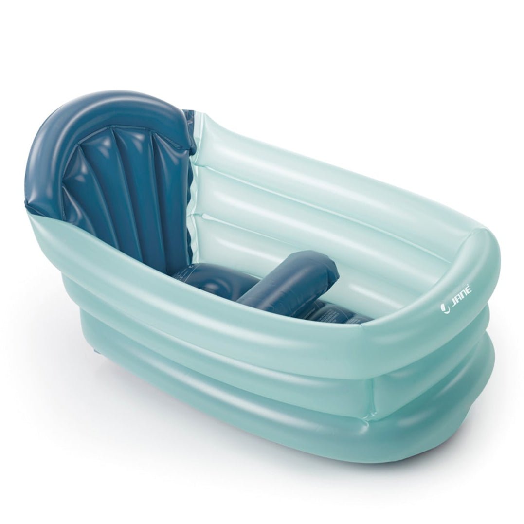 Jane Deluxe Inflatable Baby Bath with 3 Positions - Aquarel Blue - Baby&More