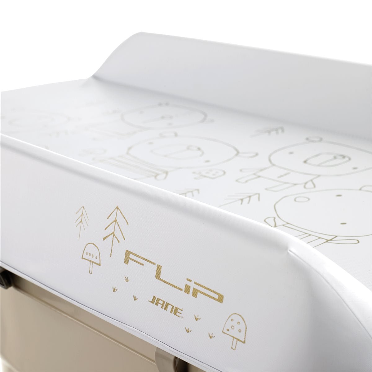 Jane Flip Baby Bath Changing Unit - Grey Star - Baby&More