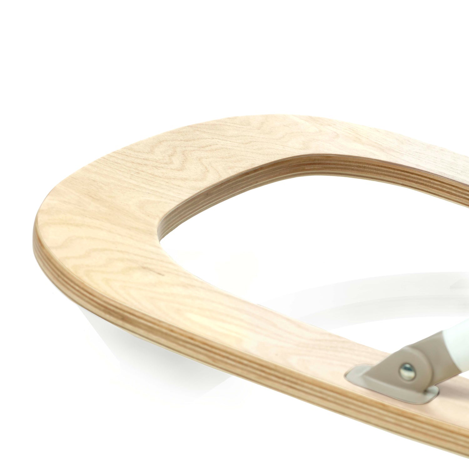 Jane Kalm Natural Birch Rocker with Soft Padded Insert - Desert - Baby&More