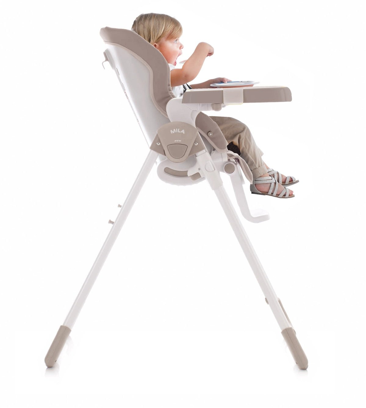 Jane Mila Leatherette Highchair - Grey Star - Baby&More