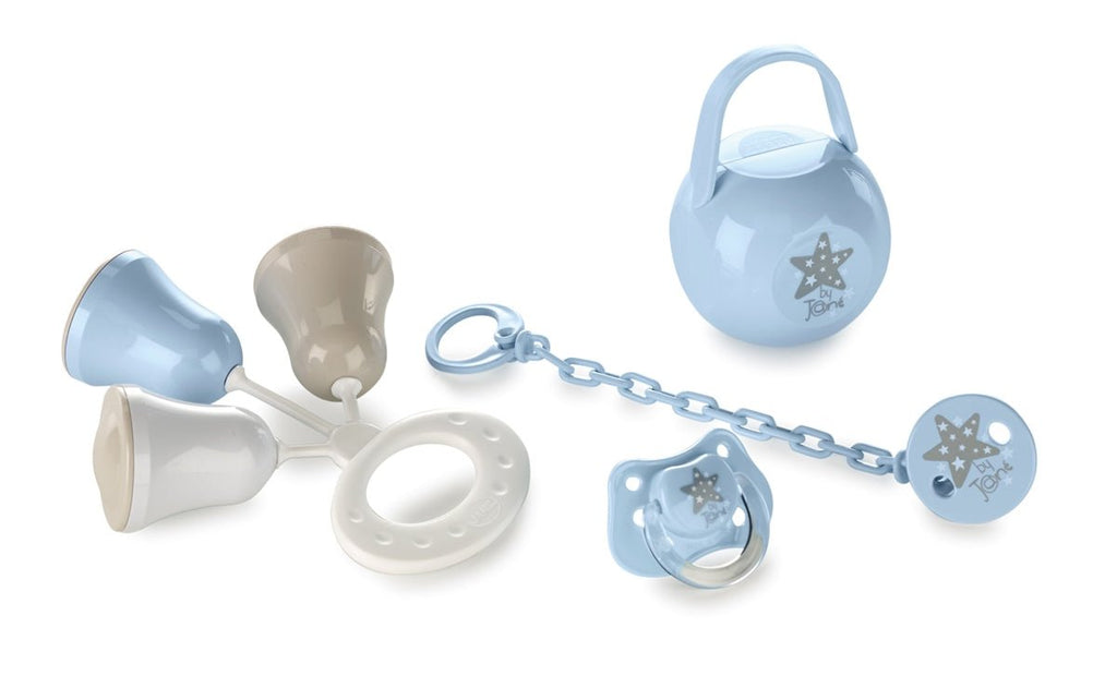 Jane New Baby Gift Set - Rattle, Dummy, Dummy Holder, Dummy Clip - Baby&More