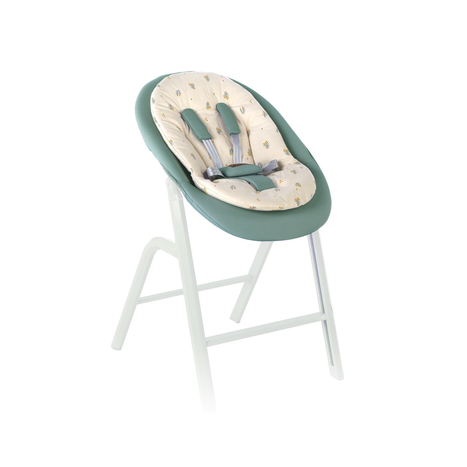 Jane Noah Highchair + Rocker Kit for Newborns - Botanic Green - Baby&More