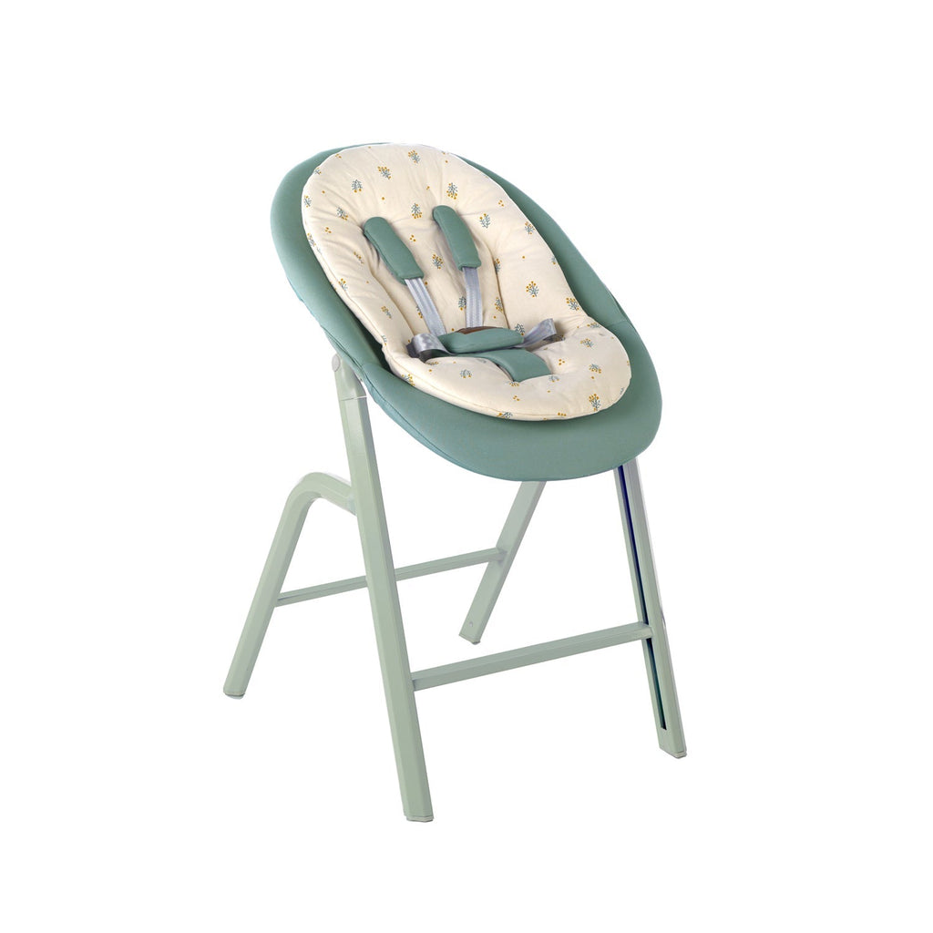 Jane Noah Highchair + Rocker Kit for Newborns - Botanic Green - Baby&More
