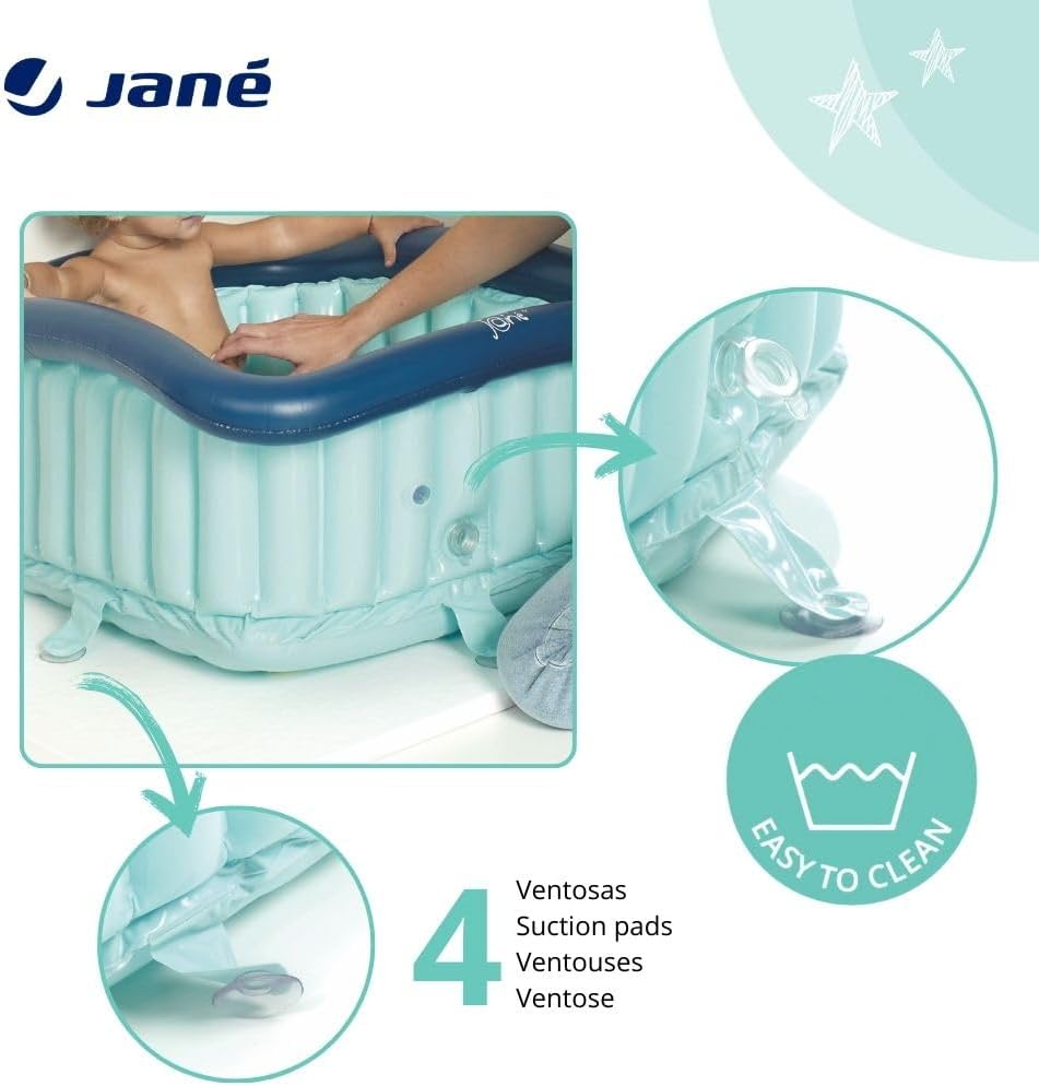 Jané Square Inflatable Bath Tub – Fits Shower Trays - Baby&More