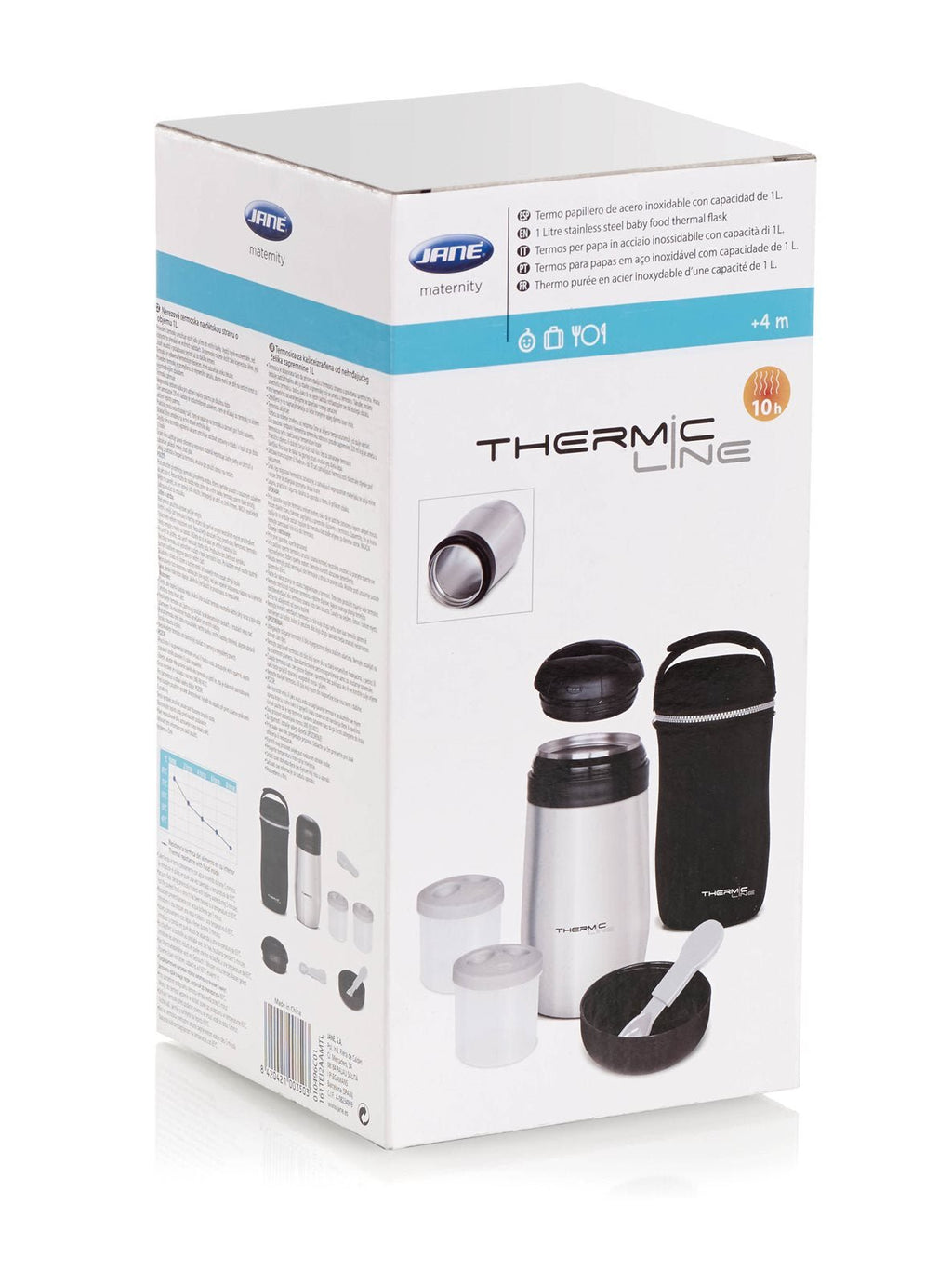 Jane Stainless Steel Baby Food Thermal Flask (1 Litre) - Baby&More