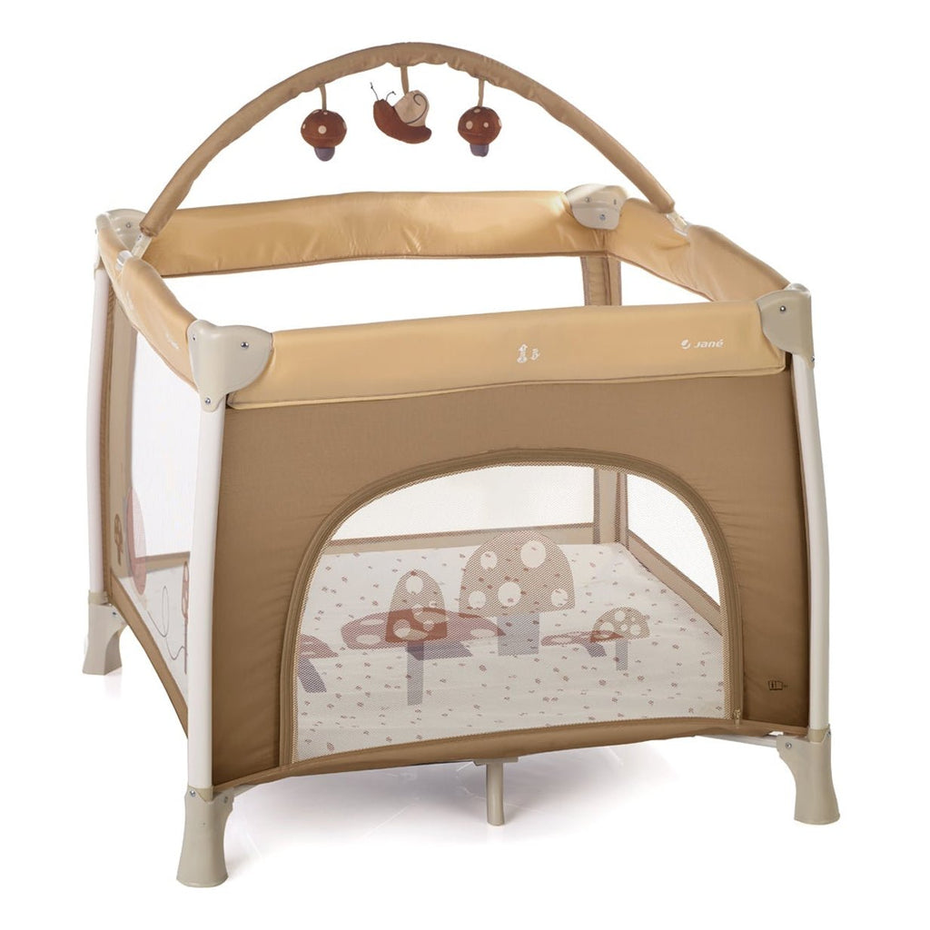Jané Travel Fun Playpen with Toy Arch & Carry Bag - 0 to 3 Years - Sesame - Baby&More