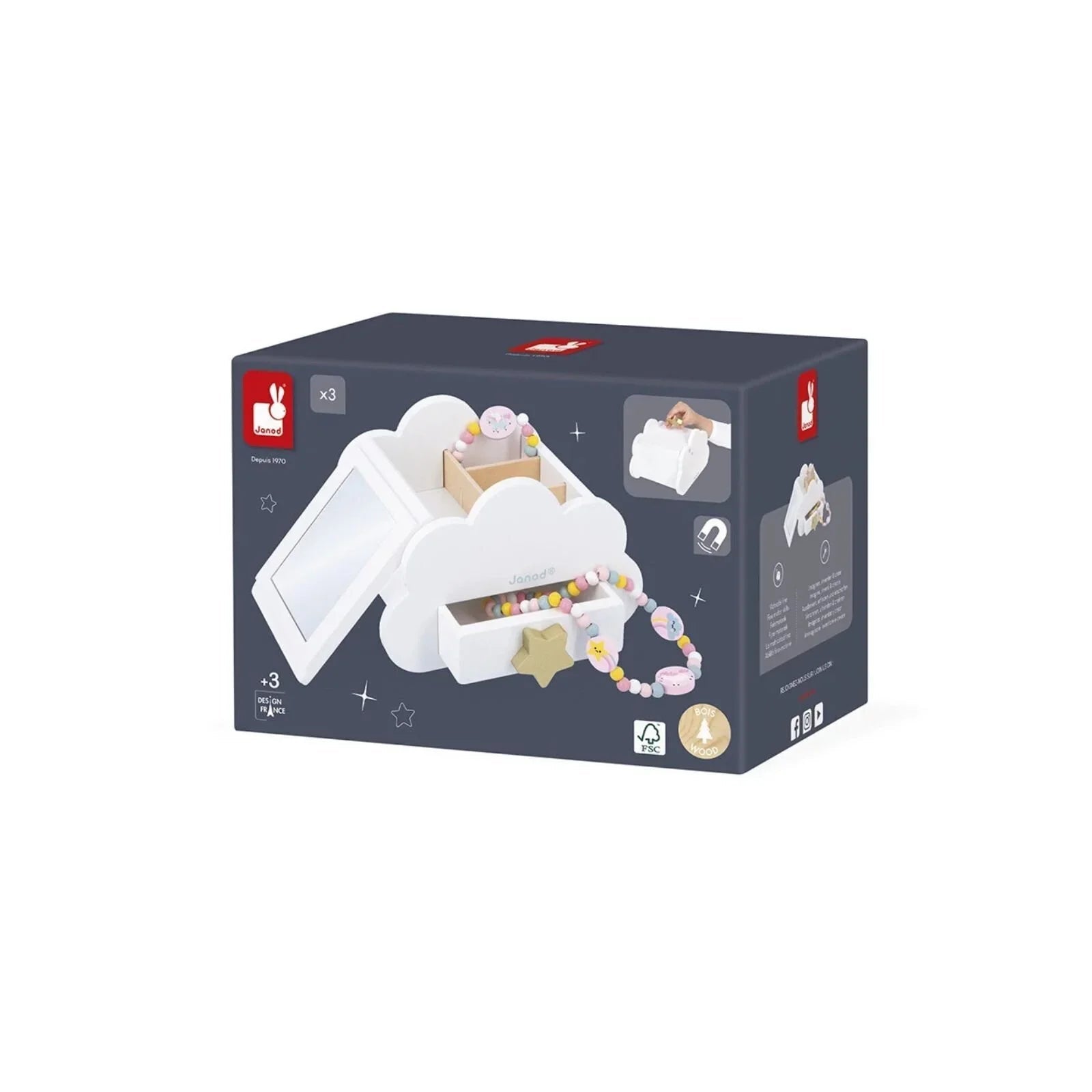 Janod Children's Jewellery Box - Unicorn - Baby&More