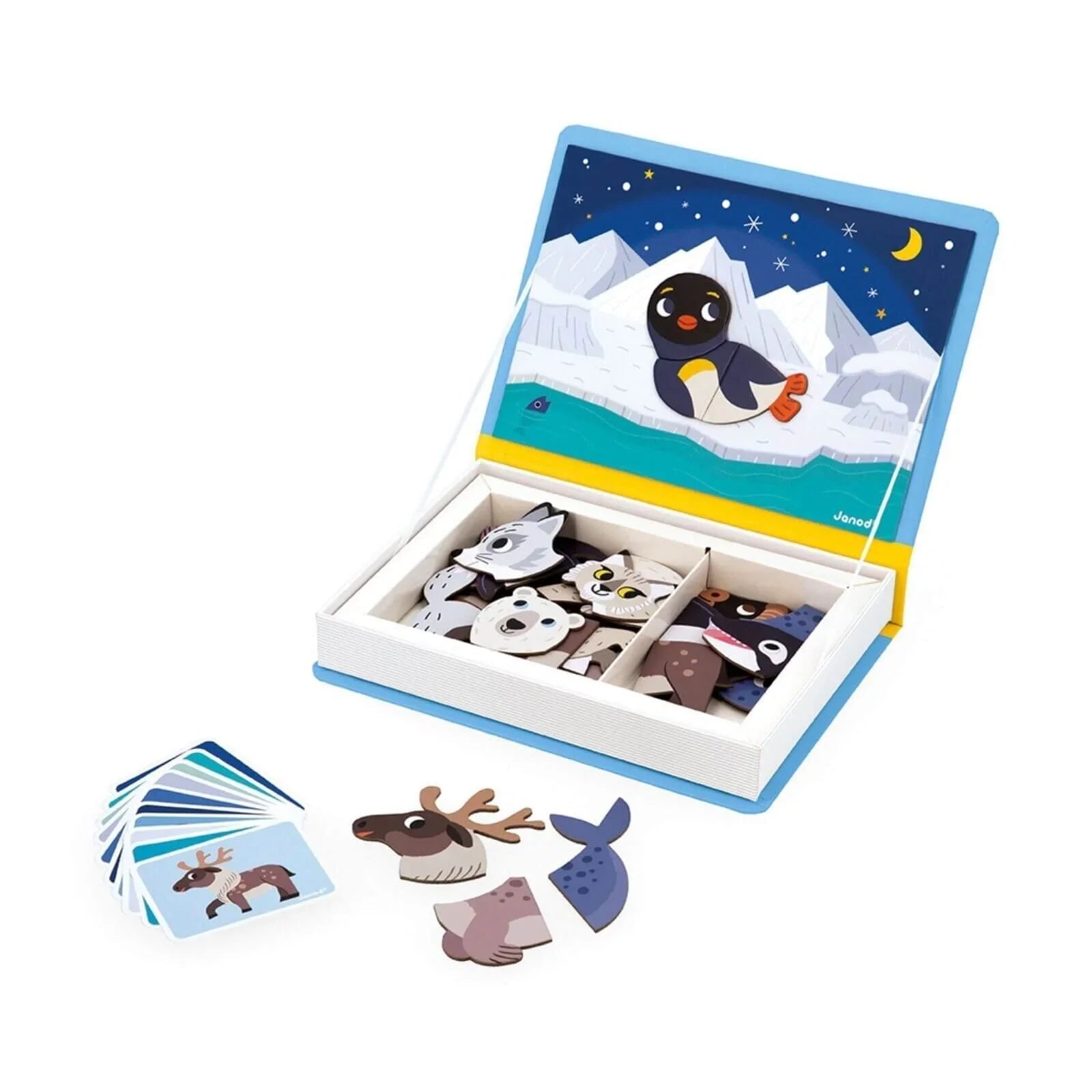 Janod Magnetibook Polar Animals - Baby&More