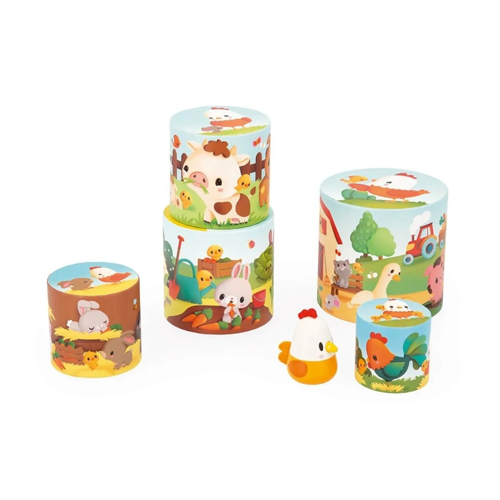 Janod My First Chicken Stacking Toy - Baby&More