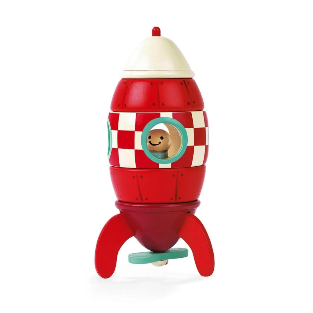 Janod Small Magnetic Rocket - Baby&More