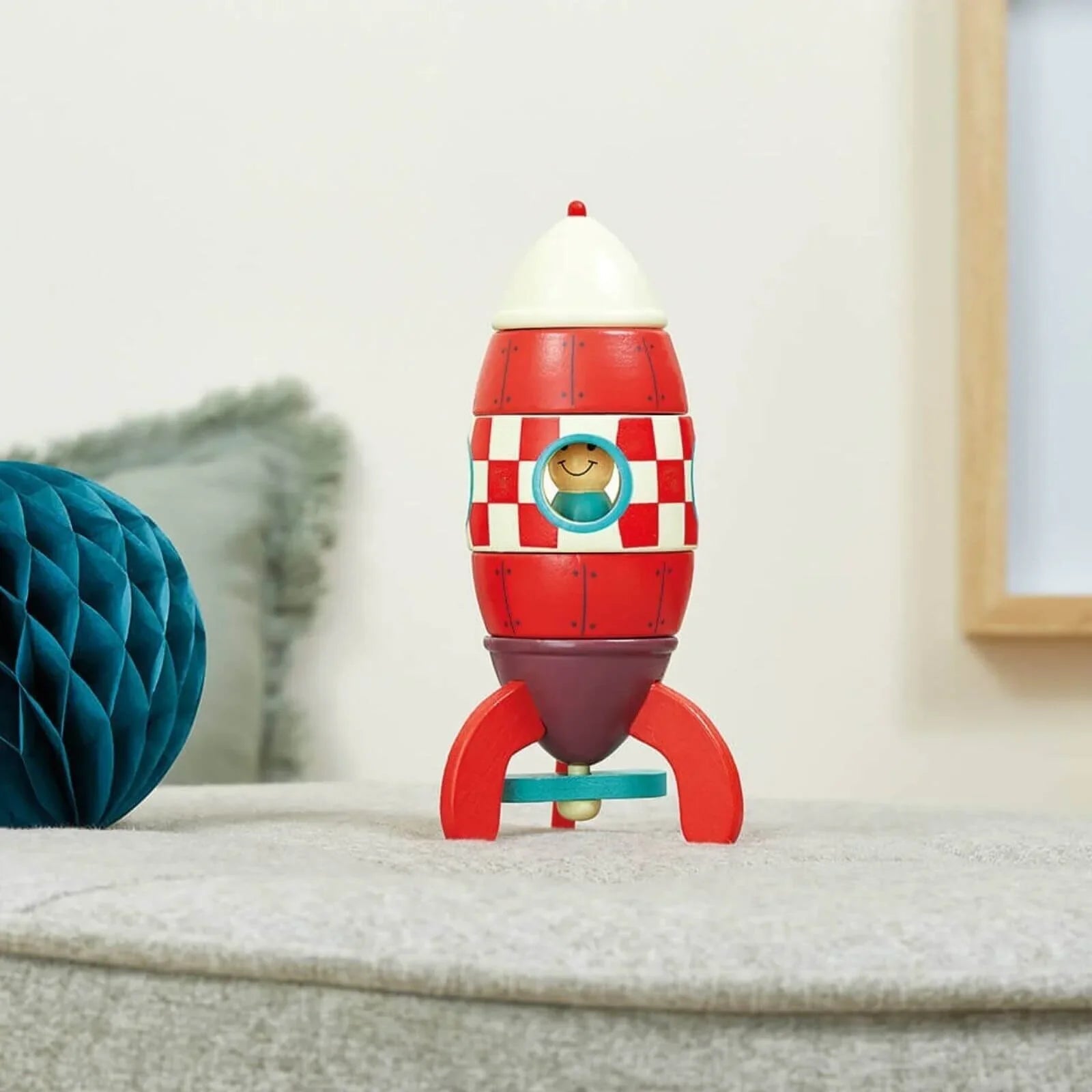 Janod Small Magnetic Rocket - Baby&More