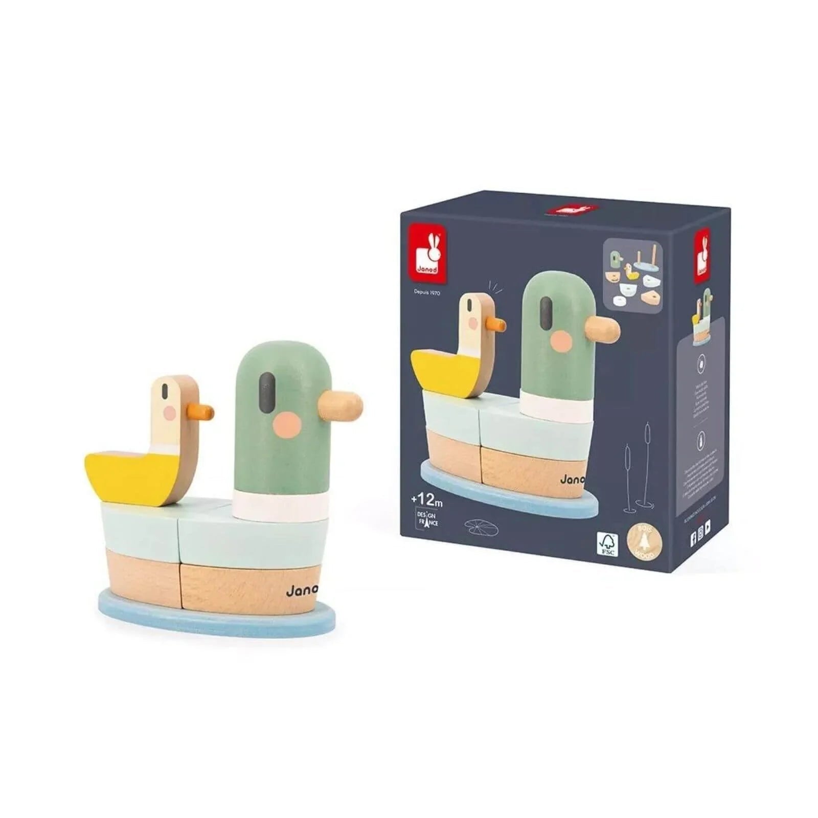 Janod Stackable Ducks Sweet Cocoon - Baby&More