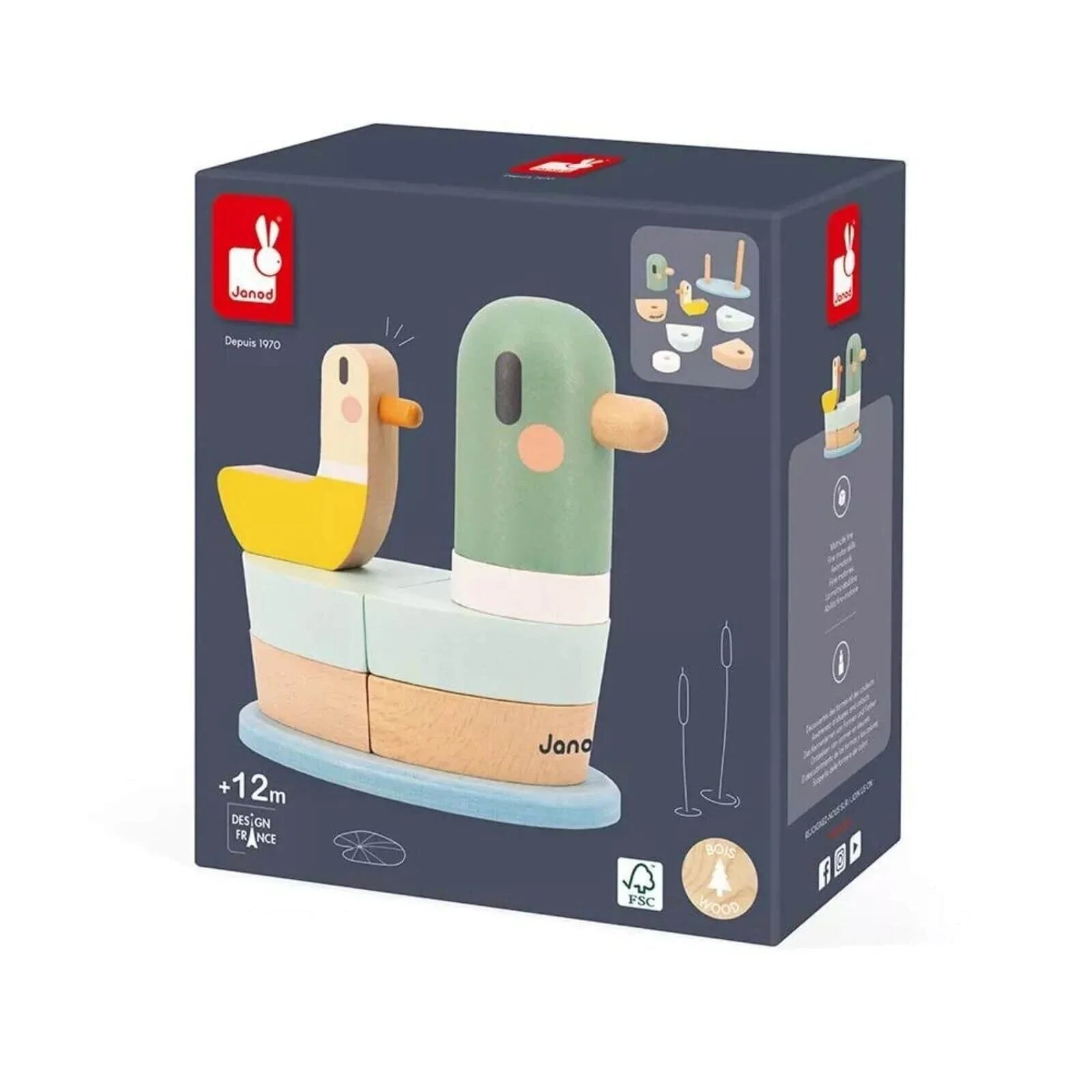 Janod Stackable Ducks Sweet Cocoon - Baby&More