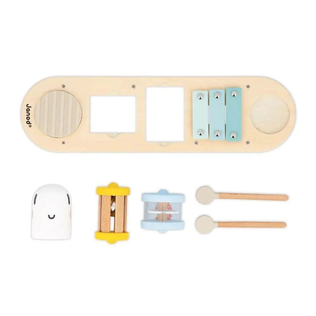Janod Sweet Cocoon Caterpillar Sound Awakening Stand - Baby&More
