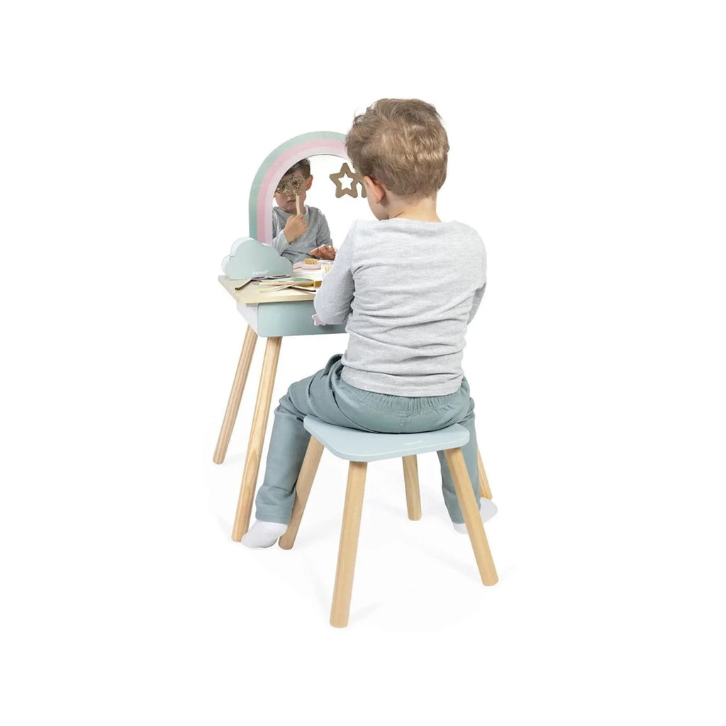 Janod Wooden Play Dressing Table - Unicorn - Baby&More