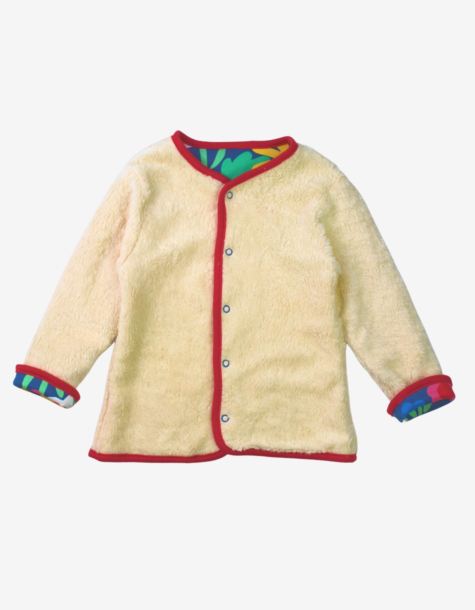 Toby Tiger Organic Reversible Jacket -Bold Floral