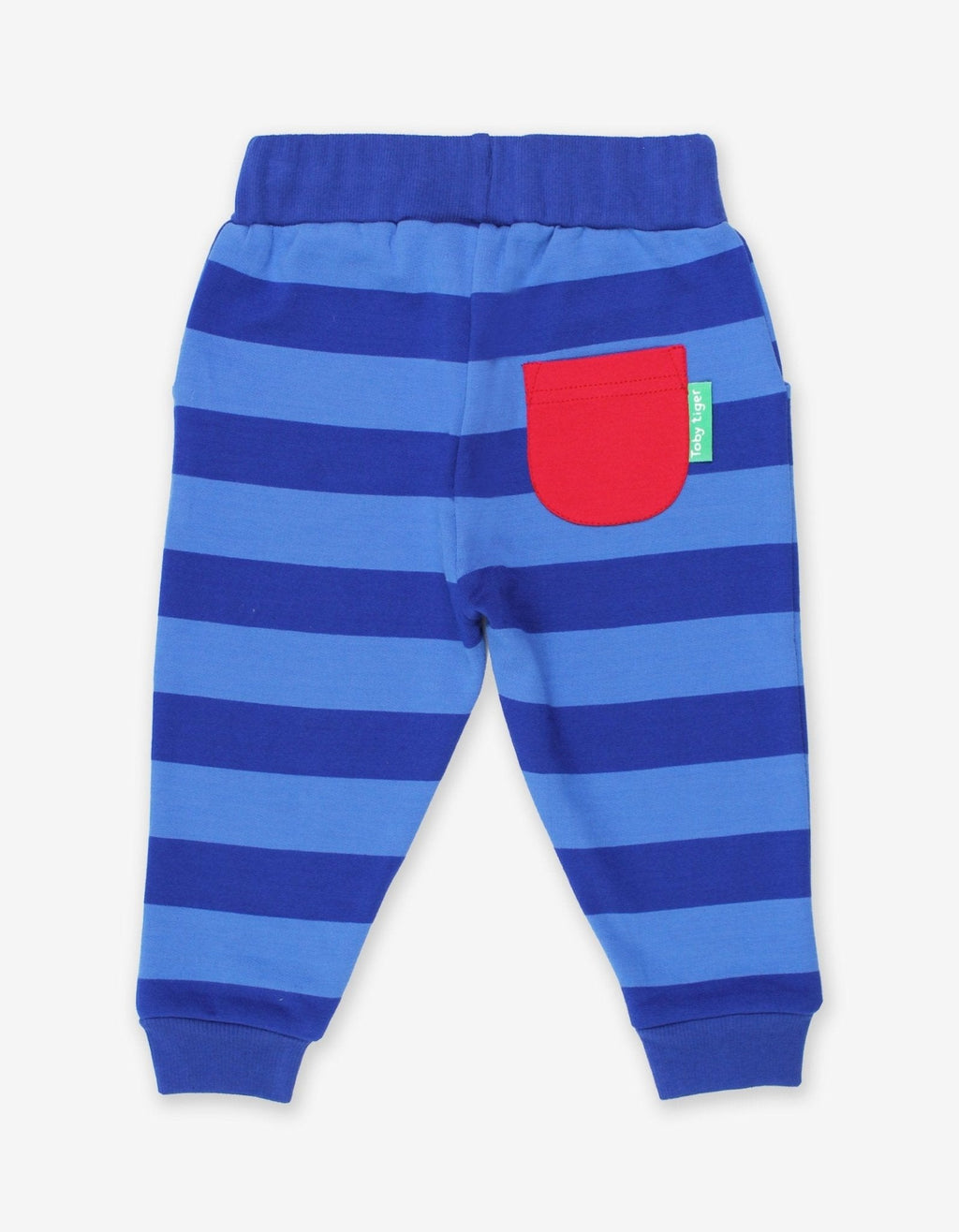Toby Tiger Organic Joggers - Blue Striped