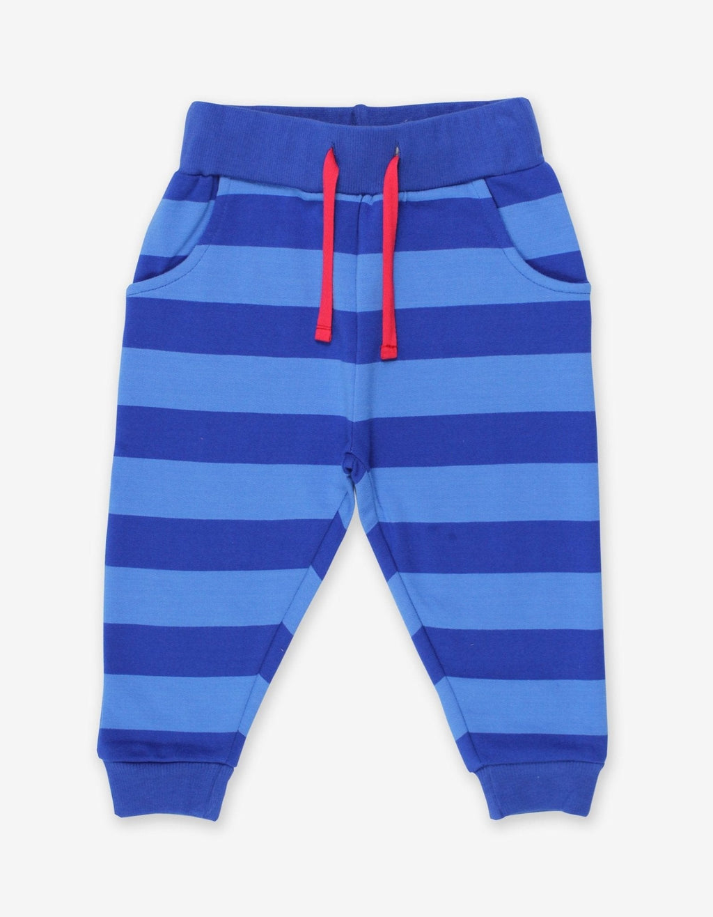Toby Tiger Organic Joggers - Blue Striped