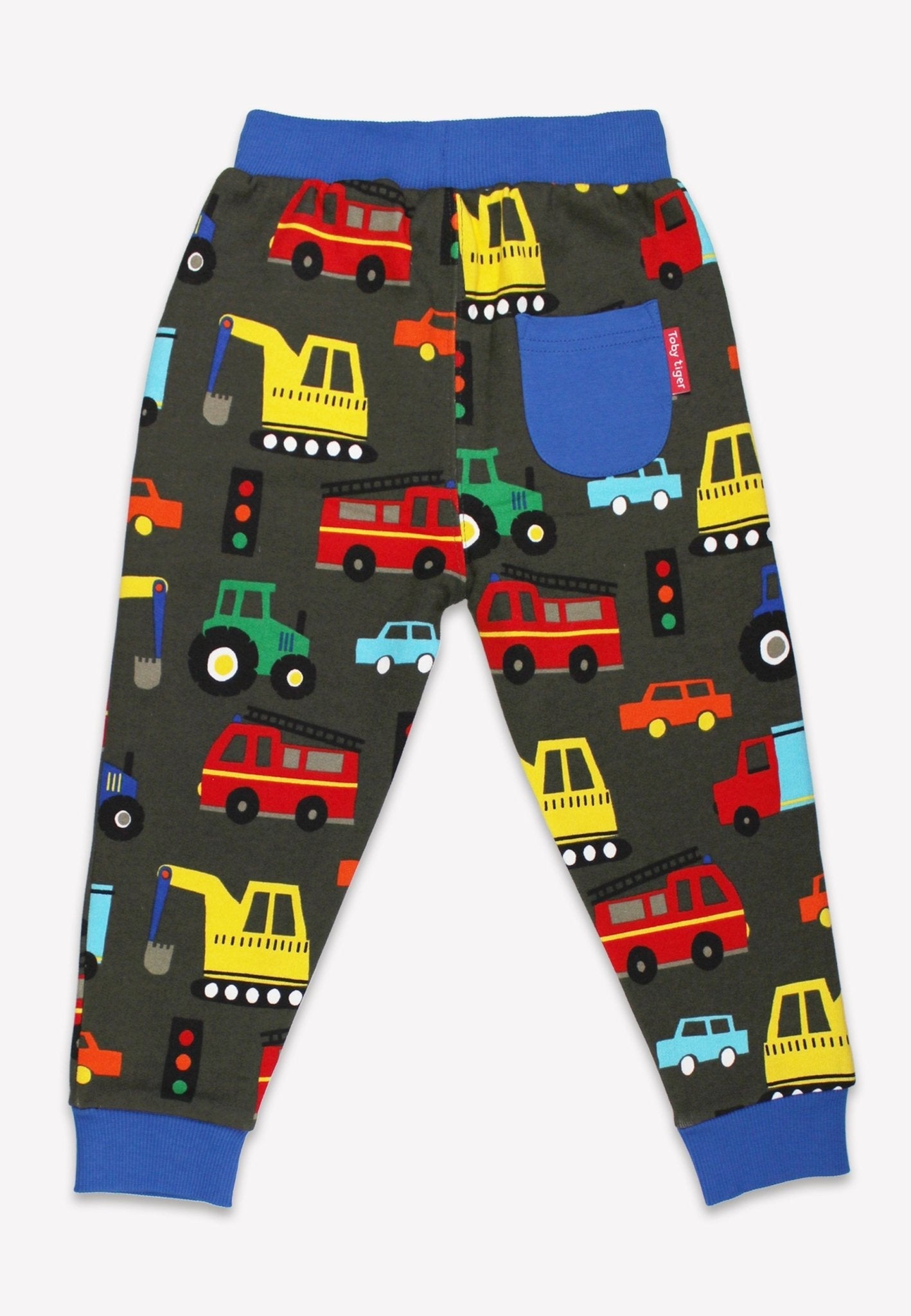Toby Tiger Organic Joggers - Transport Print
