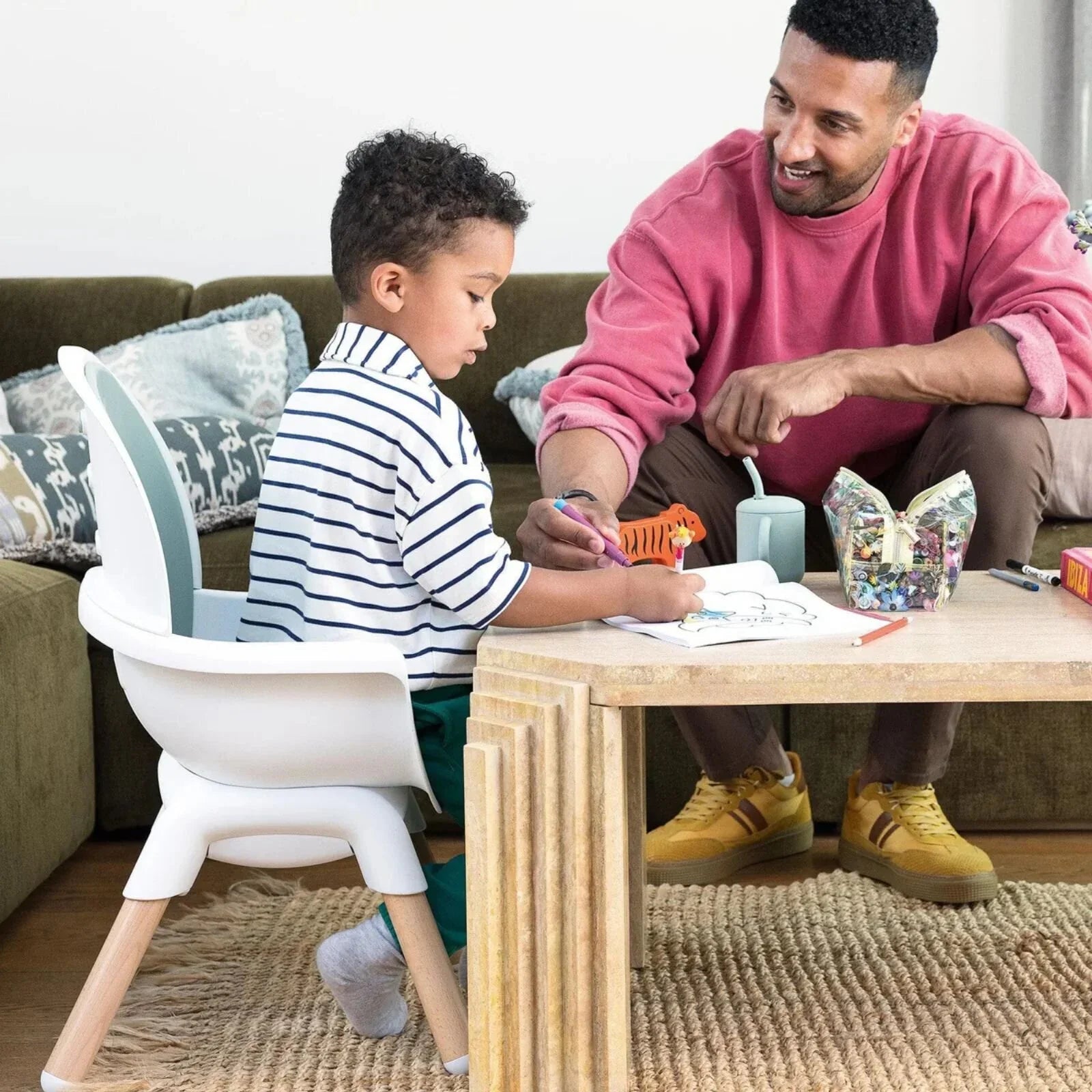 Joie Chestnut Highchair - Mist - Baby&More