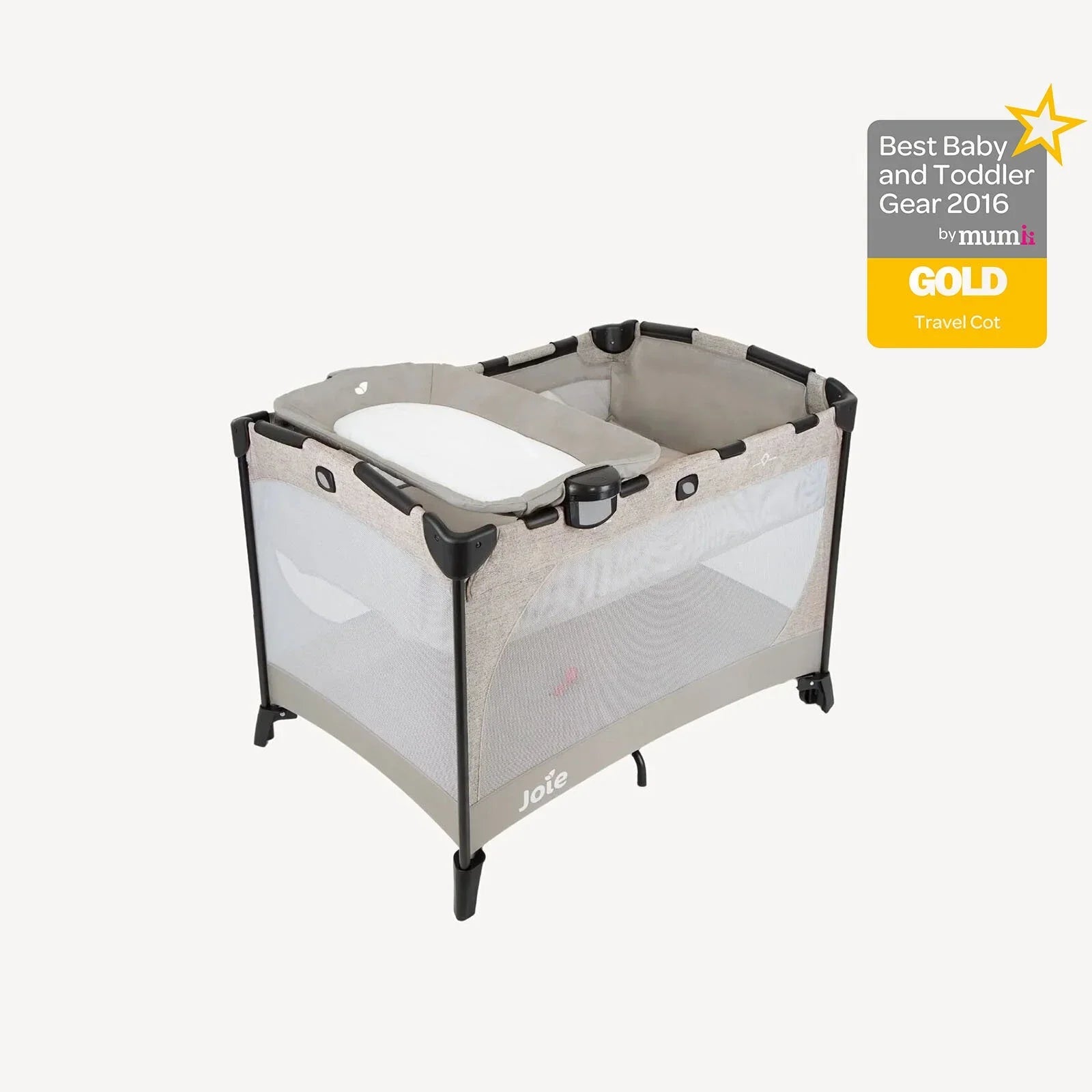Joie Commuter Change Travel Cot - Speckled - Baby&More