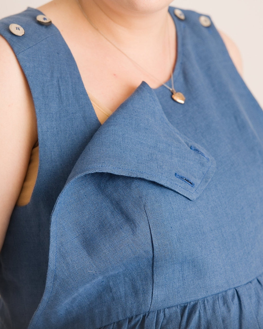 Journy Ada Linen Jumpsuit - Aegean Blue - Baby&More