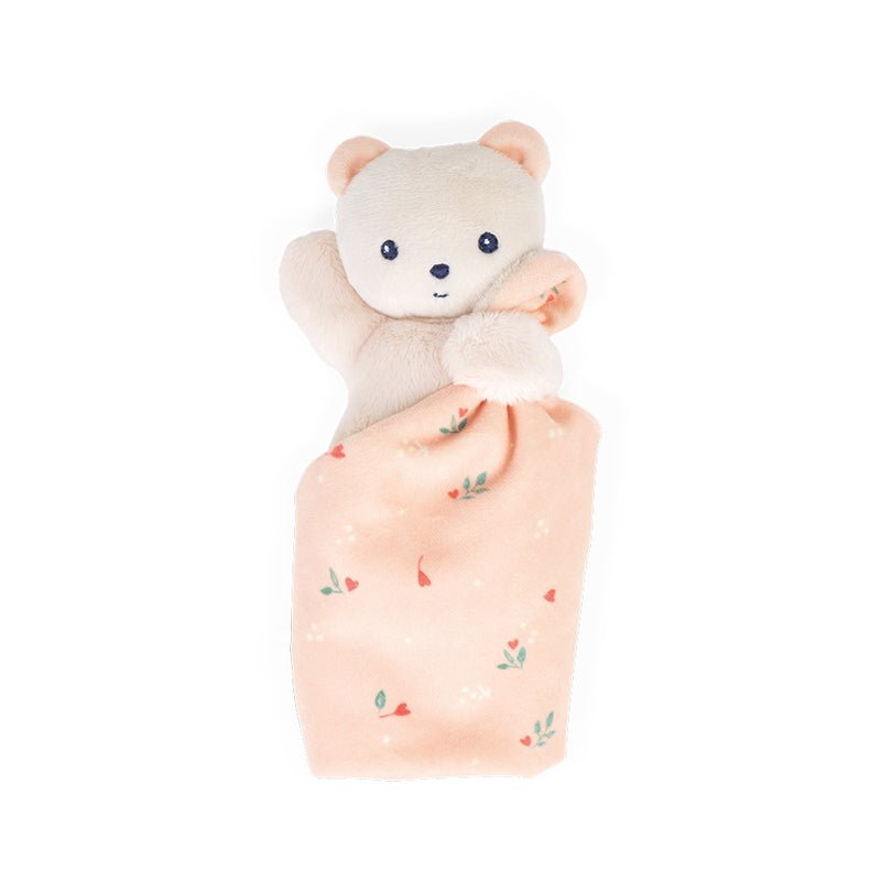 Kaloo Carre Douceur Doudou Bear - Leaves Of Love - 17cm - Baby&More