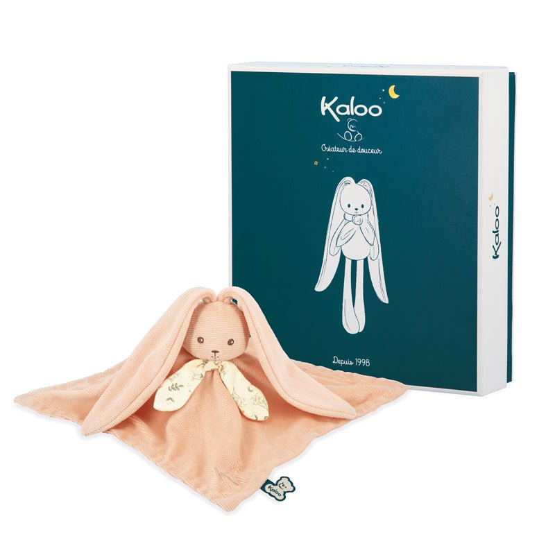Kaloo Doudou Rabbit Comforter Blanket - Peach - Baby&More