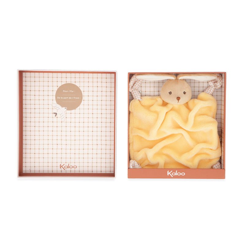 Kaloo Intemporel Doudou Rabbit - Yellow - Baby&More