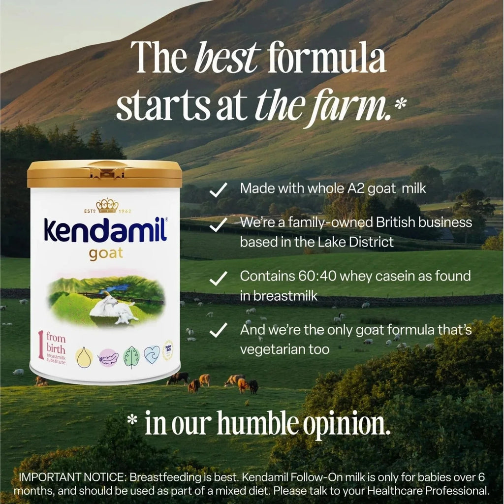 Kendamil Stage 1 Goat First Infant Milk - From Birth - 800g - Baby&More