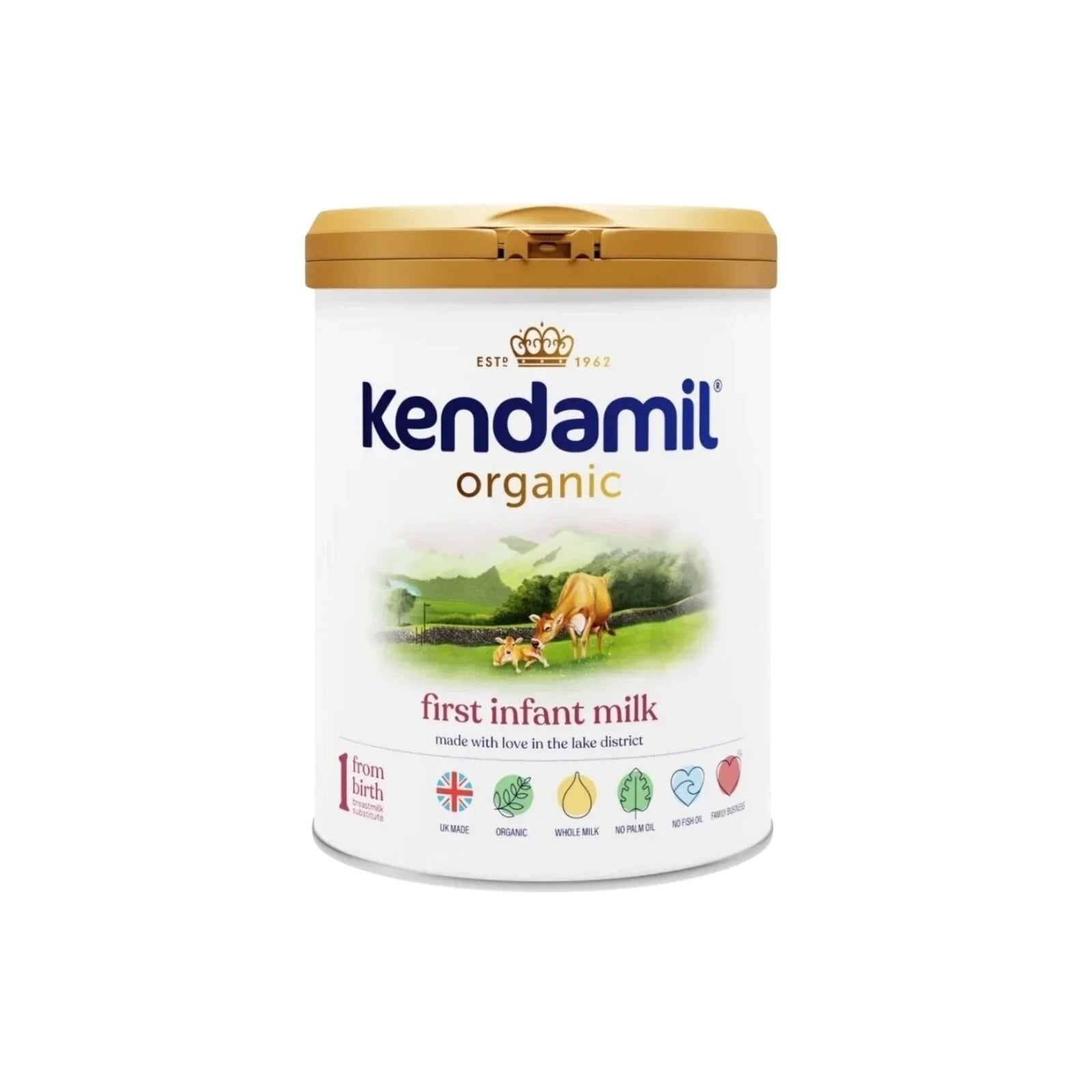 Kendamil Stage 1 Organic First Infant Milk Formula - from Birth 800g - Baby&More