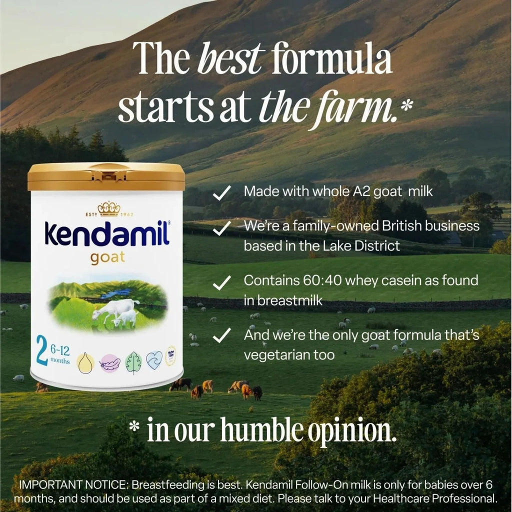 Kendamil Stage 2 Goat Follow - On Milk - 6 - 12 months 800g - Baby&More