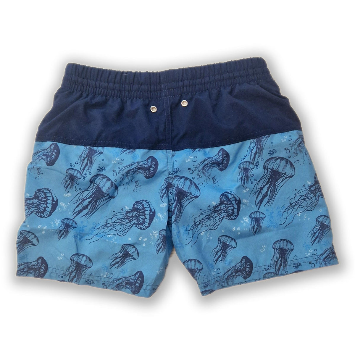 Kes Vir Boy's Jellyfish Board Swim Shorts - Navy/blue - Baby&More