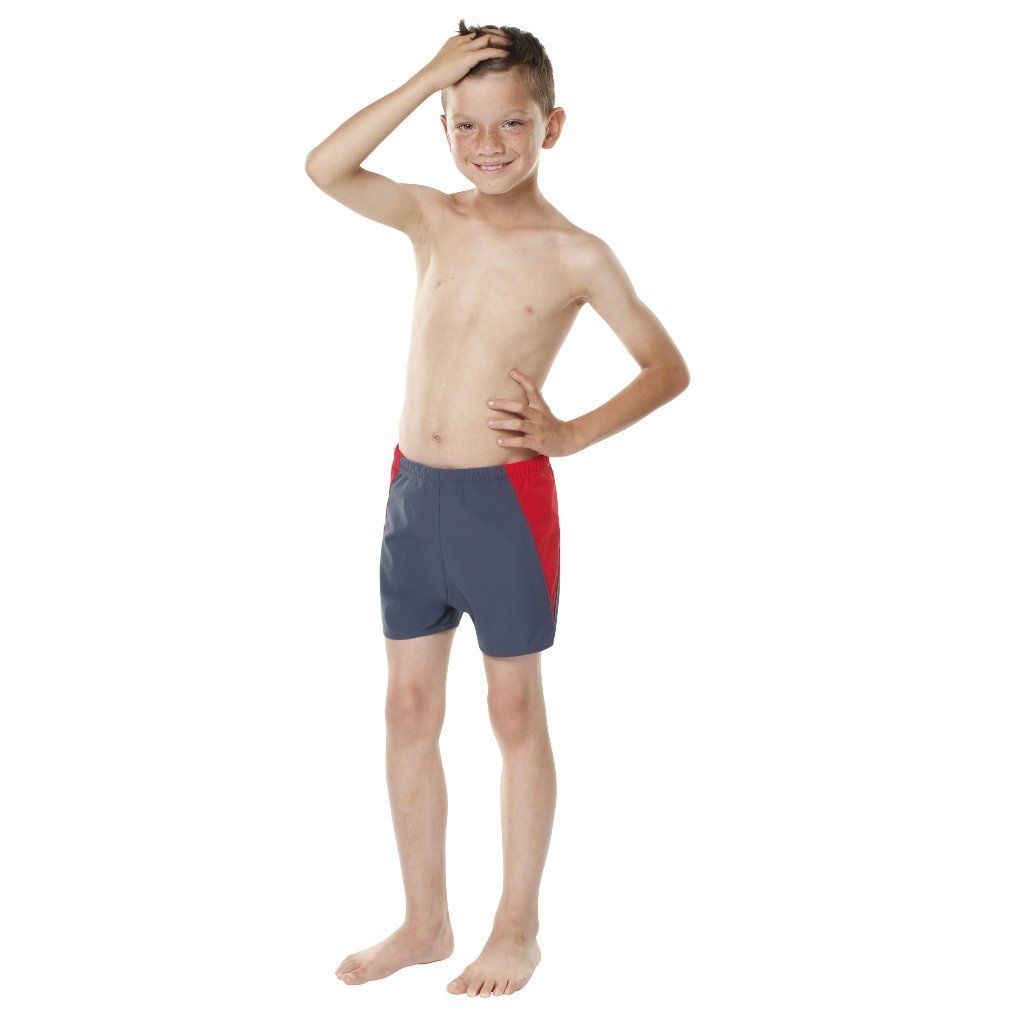 Kes-Vir Boy's Swim Shorties Slate Red - Baby&More