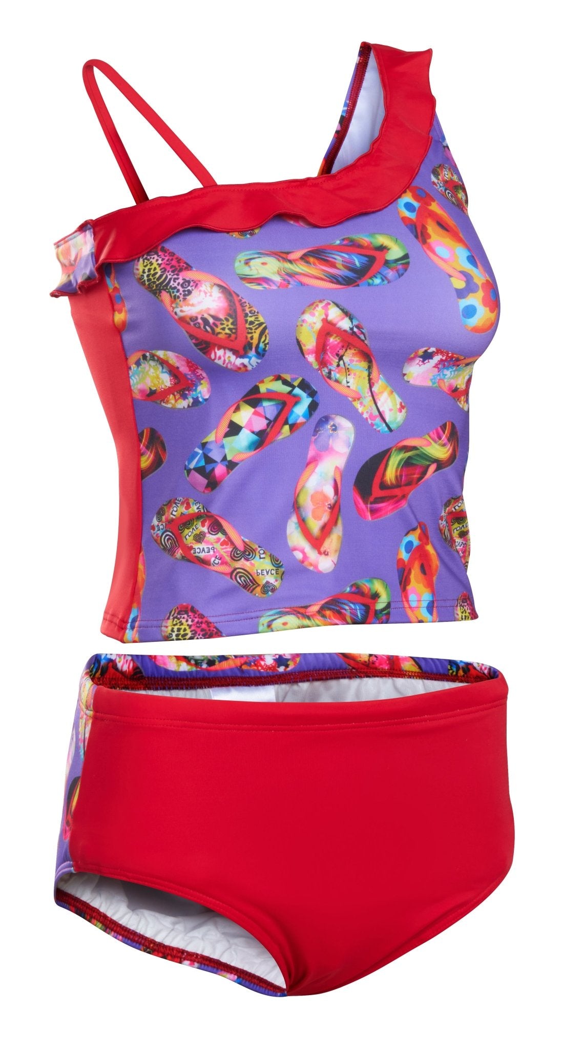 Kes Vir Girl's Flipflop Tankini with Briefs - Baby&More