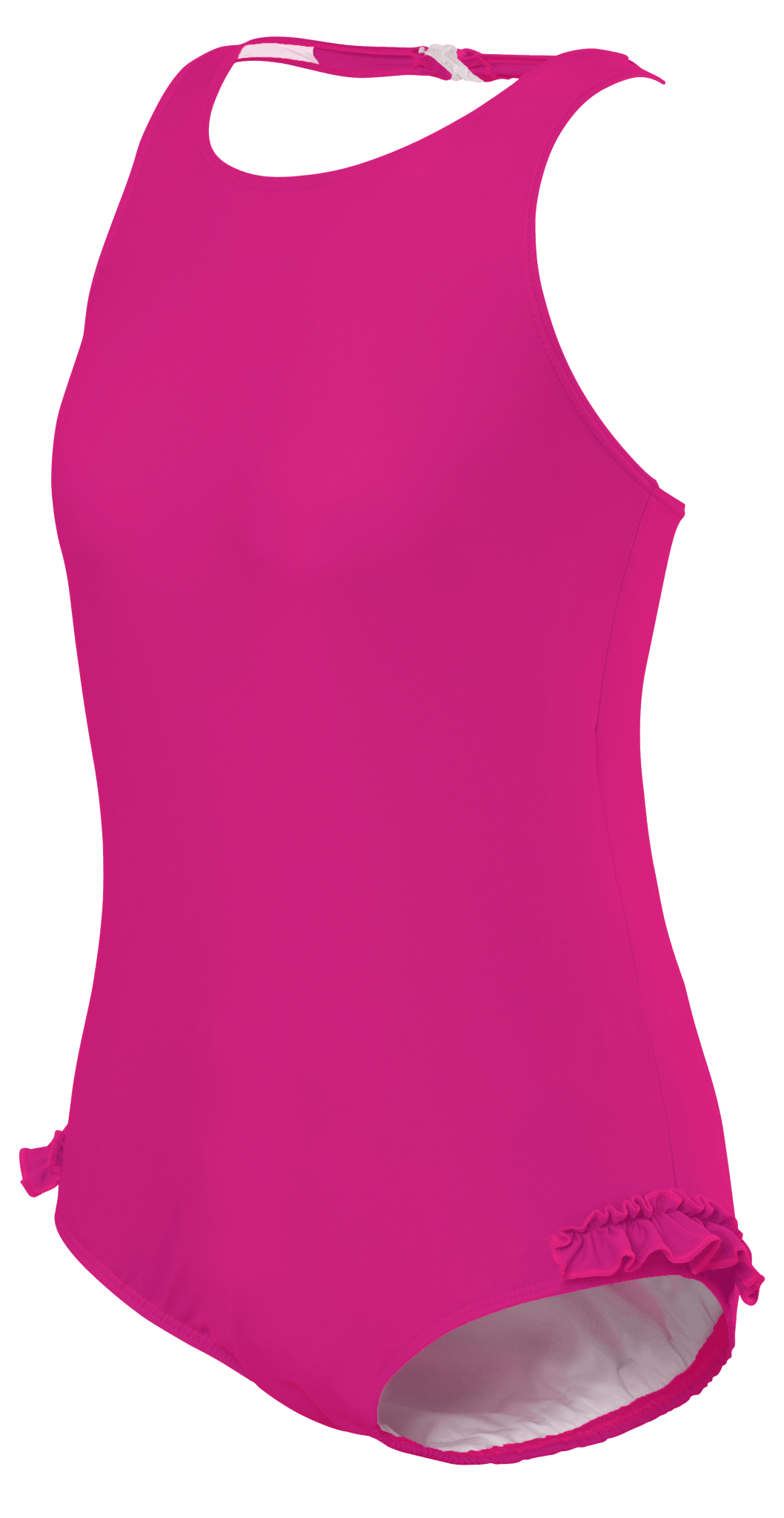 Kes Vir Girl's Halterneck Swimsuit in Thai Pink - Eco - Baby&More