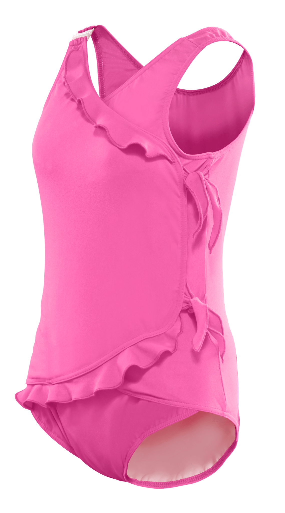 Kes-Vir Girl's Waterfall Swimsuit in Pretty Pink - Baby&More