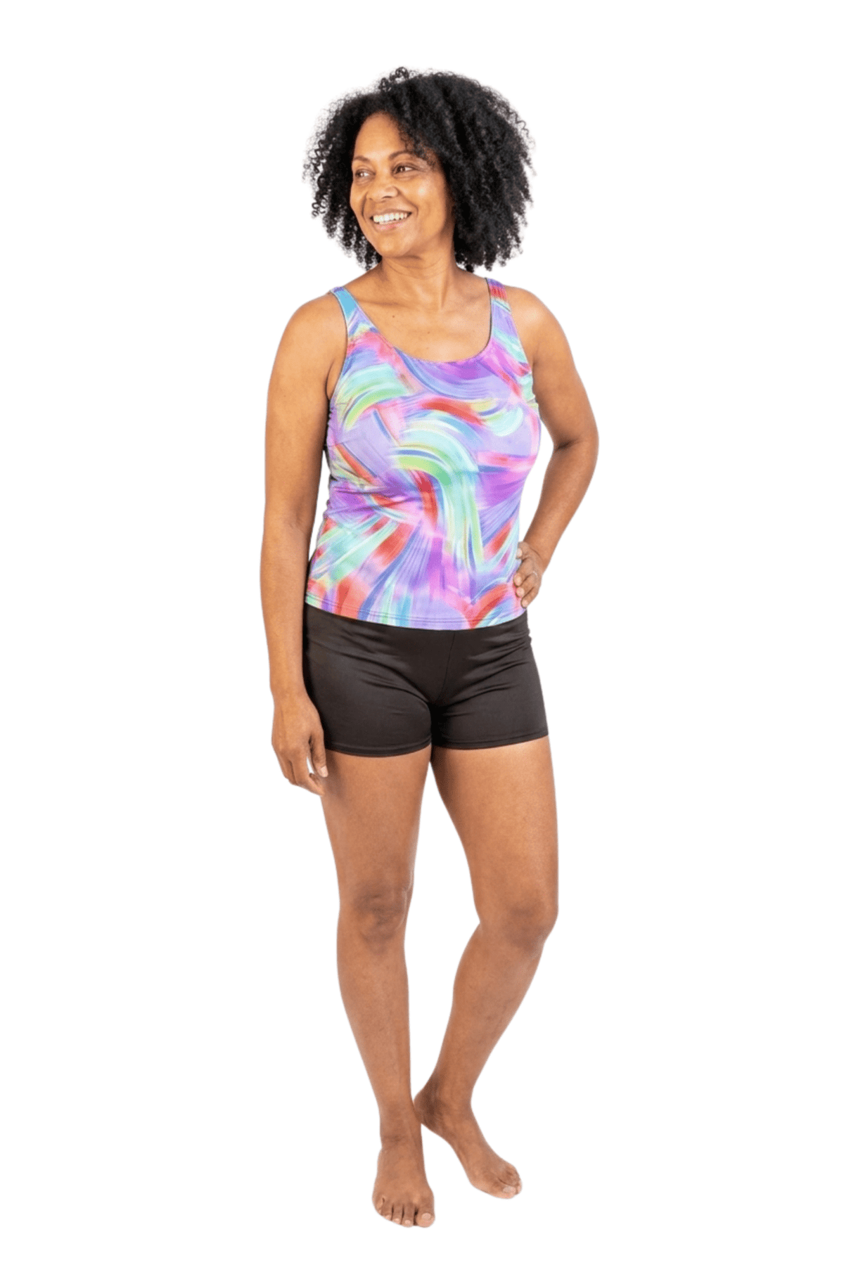 Kes Vir Ladies Incontinence Tankini with Shorts – Indigo Wave - Baby&More