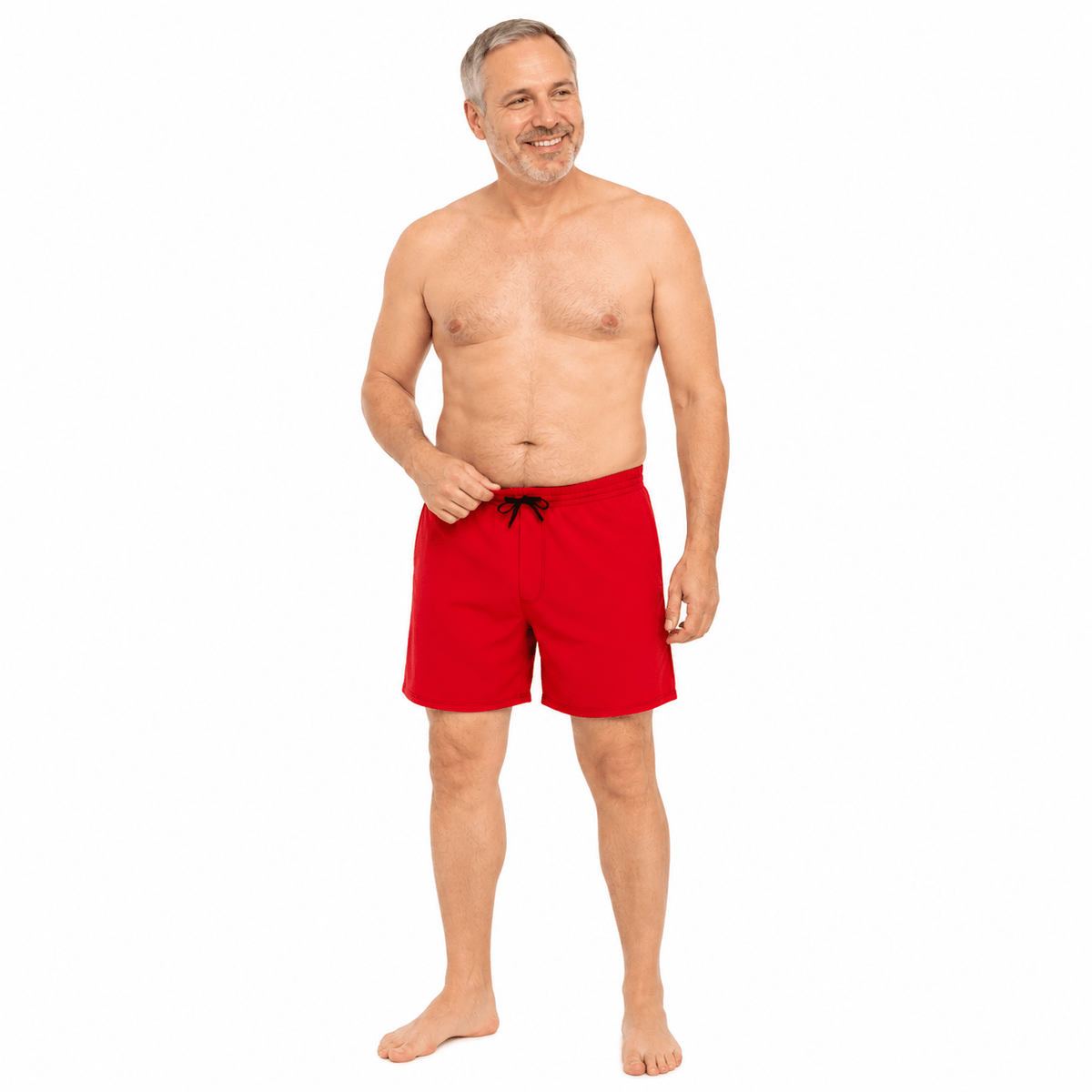 Kes-Vir Men's Eco Swim Shorts - Red - Baby&More