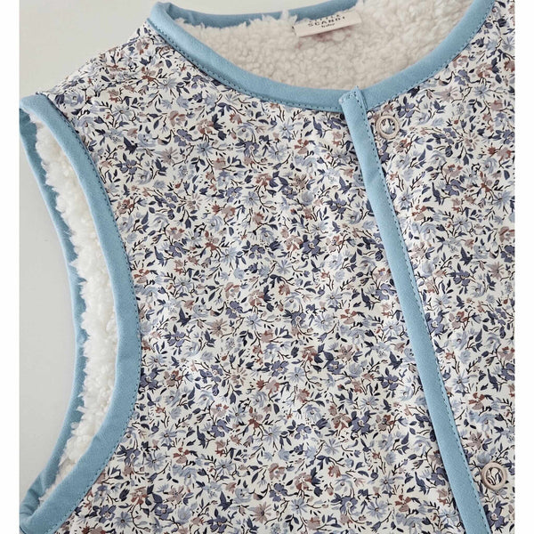Little Scandi baby Kids Stylish Vest / Gilet - Poppy Leafy