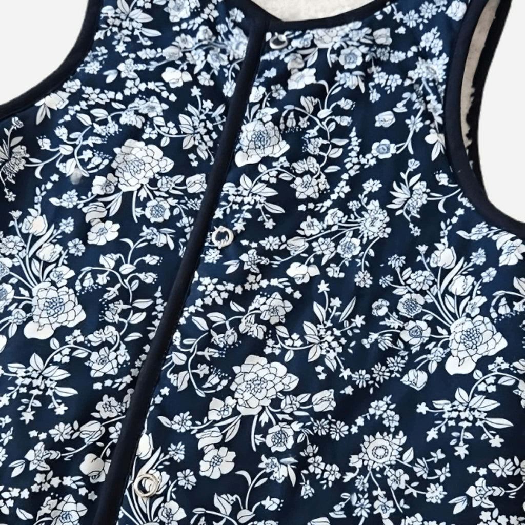 Little Scandi baby Kids Stylish Vest / Gilet - Blue Himmelblomst