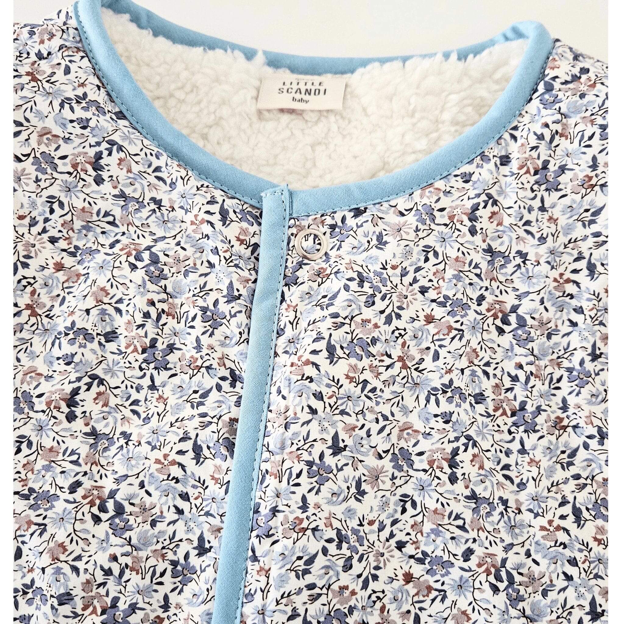 Little Scandi baby Kids Stylish Vest / Gilet - Poppy Leafy