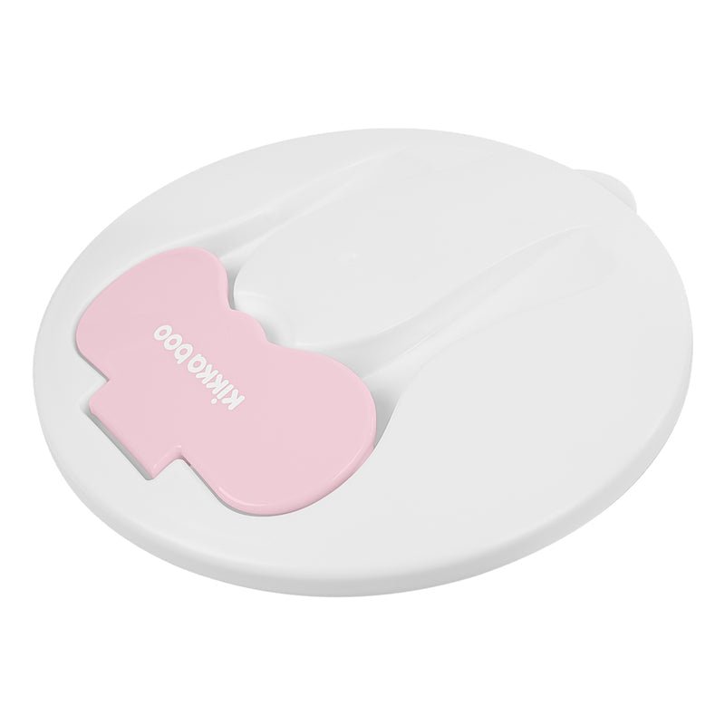 Kikka Boo Bowl 4 In 1 with Fork, Spoon, Bowl - Pink - Baby&More