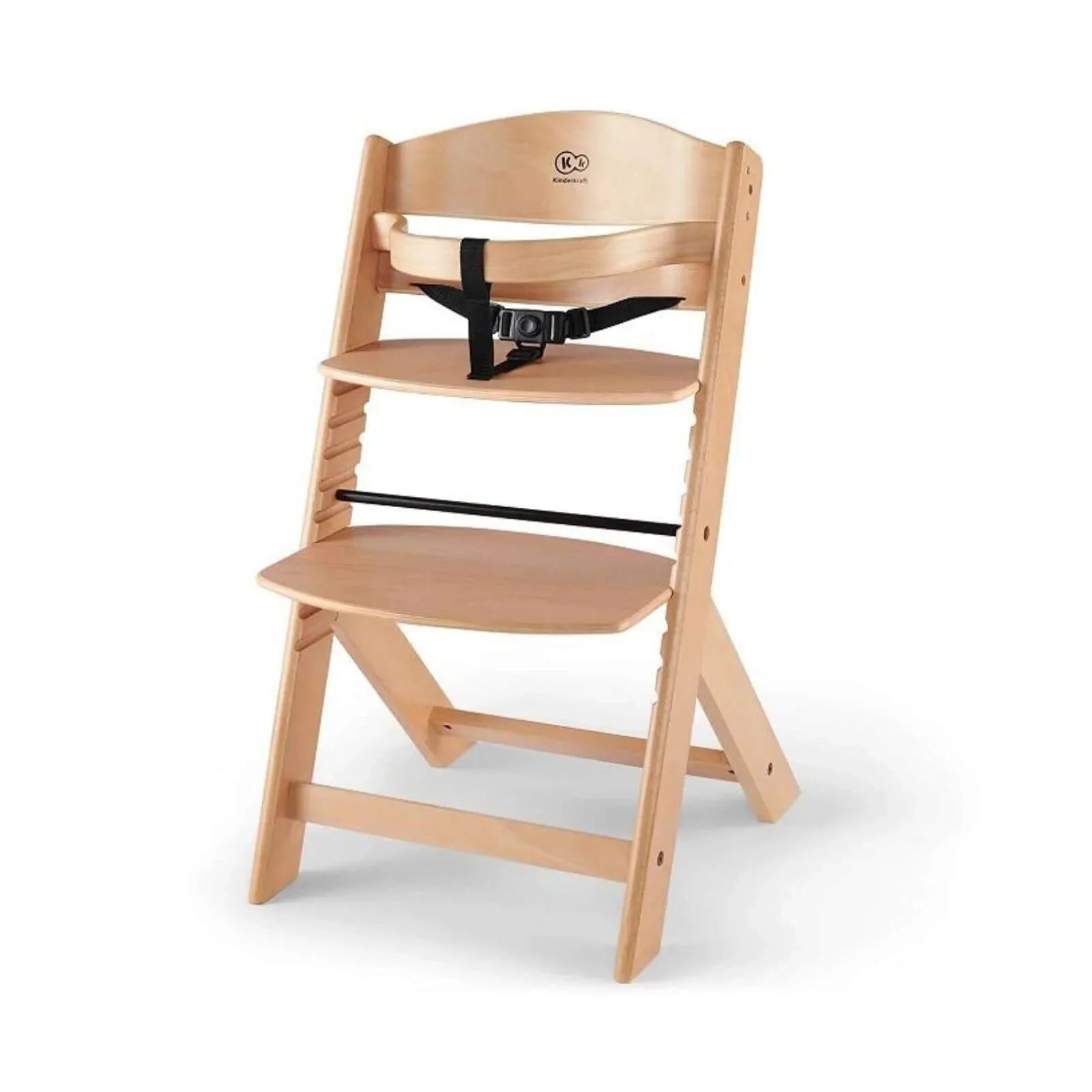 Kinderkraft Enock Wooden Highchair - Wooden Natural - Baby&More