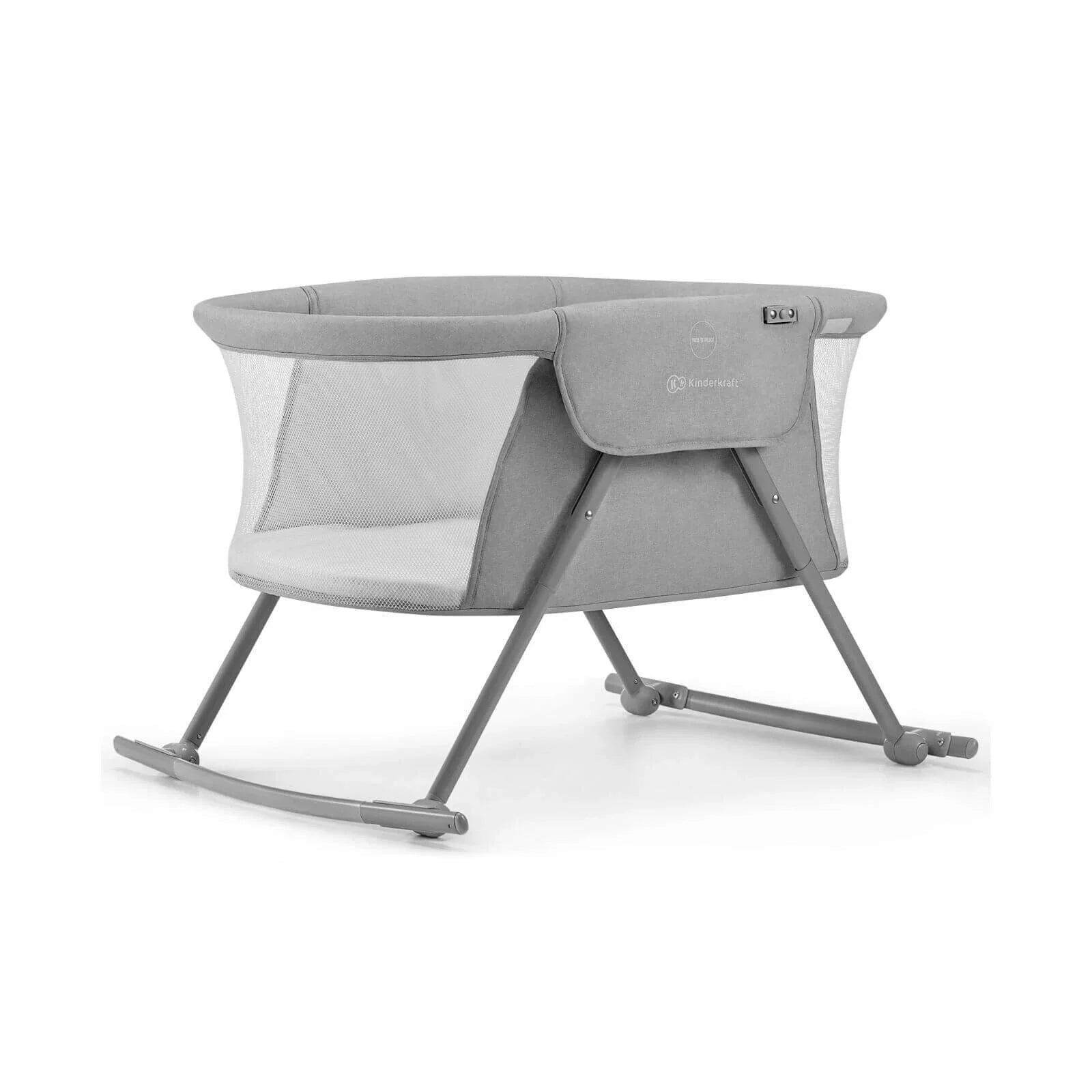 Kinderkraft LOVI 3 - in - 1 Baby Crib - Grey - Baby&More