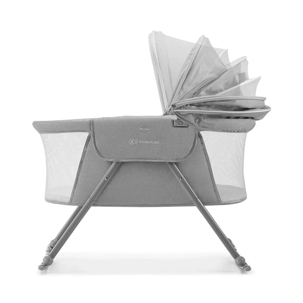 Kinderkraft LOVI 3 - in - 1 Baby Crib - Grey - Baby&More