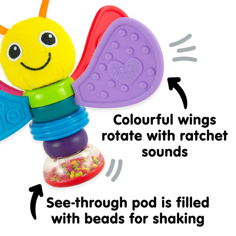 Lamaze Freddie the Firefly Rattle - Baby&More