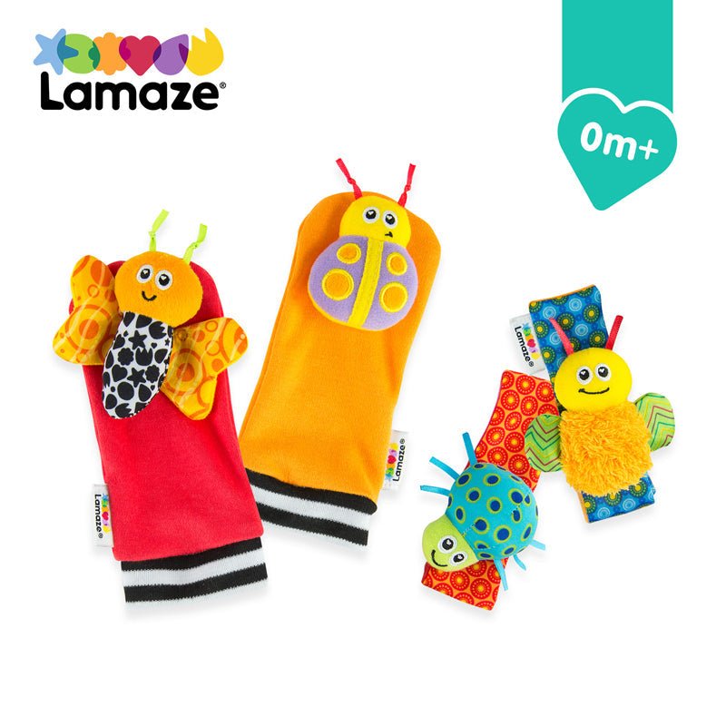 Lamaze Gardenbug Wrist Rattle Footfinder Set - Baby&More