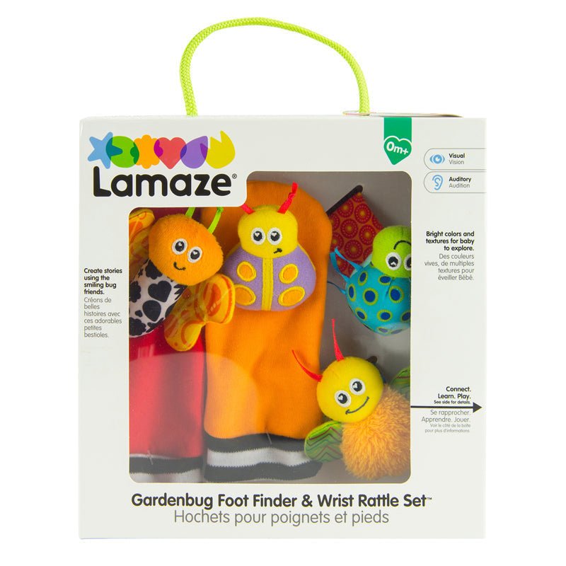 Lamaze Gardenbug Wrist Rattle Footfinder Set - Baby&More